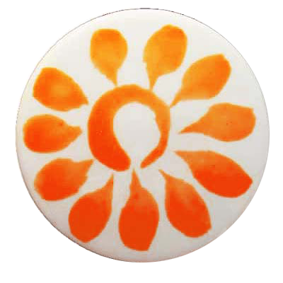 171633 Porz-Farbe Mandarin/Orange  820-880°C BF